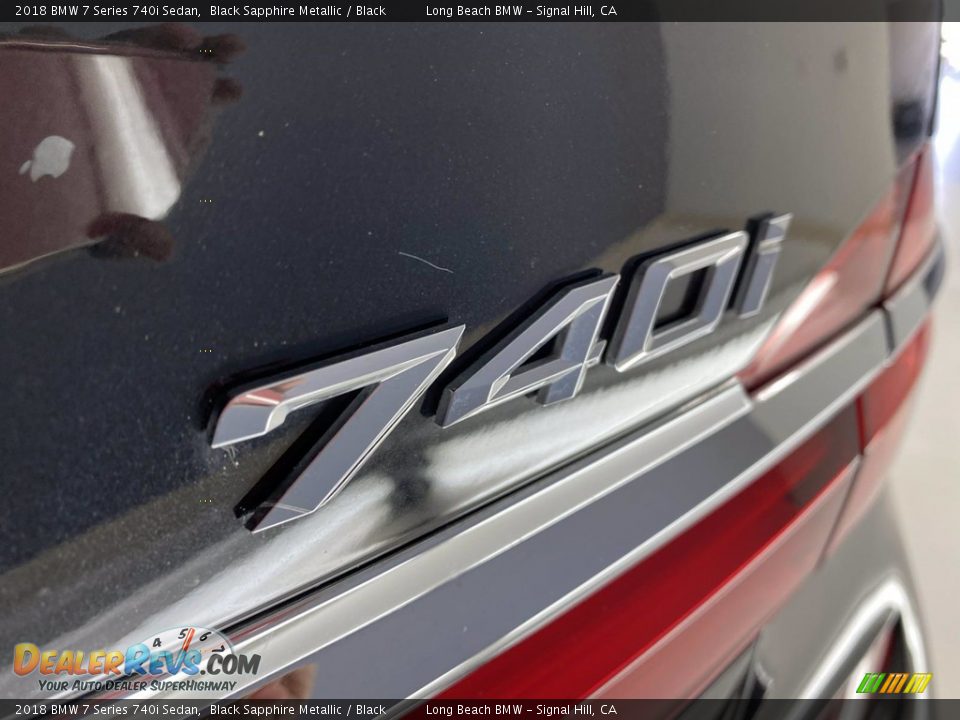2018 BMW 7 Series 740i Sedan Black Sapphire Metallic / Black Photo #11