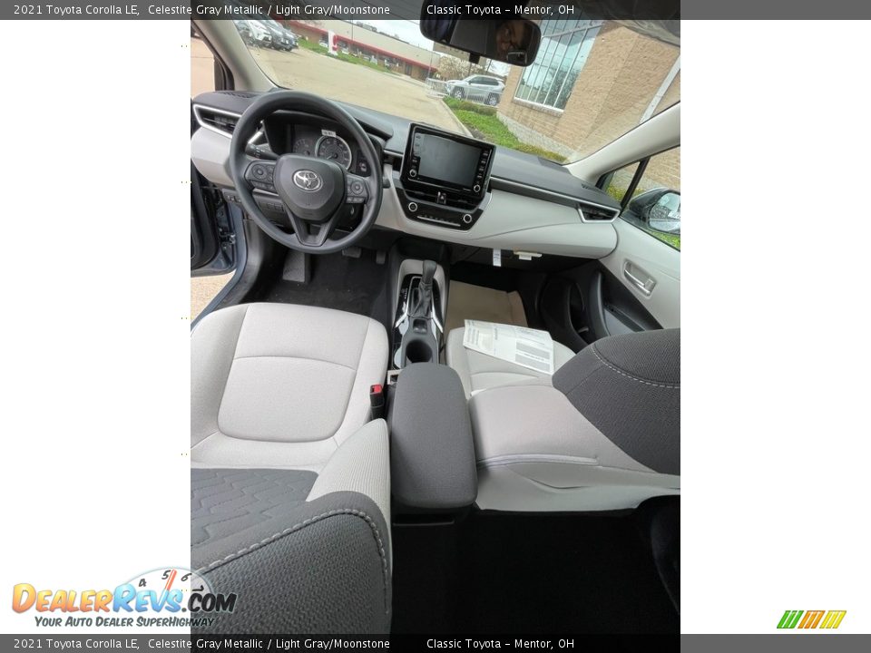 2021 Toyota Corolla LE Celestite Gray Metallic / Light Gray/Moonstone Photo #4