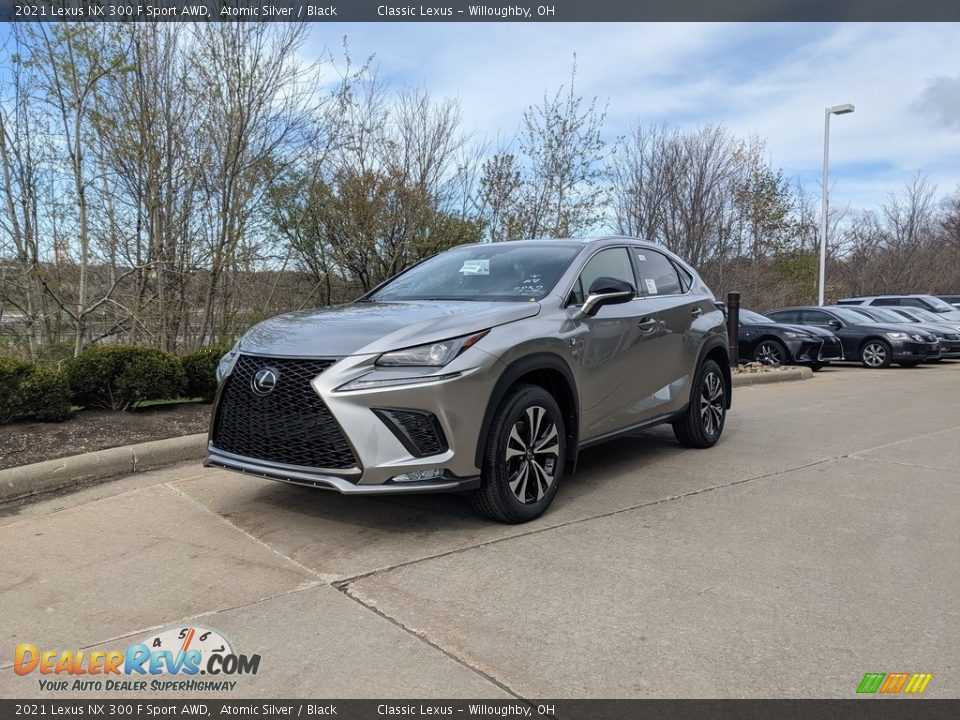 2021 Lexus NX 300 F Sport AWD Atomic Silver / Black Photo #1