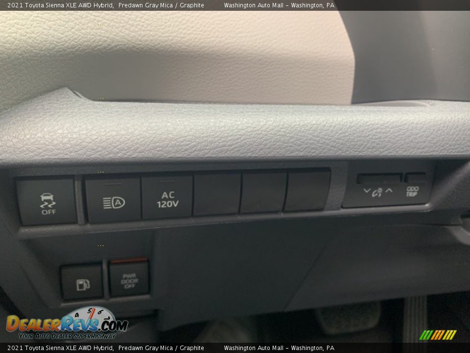 2021 Toyota Sienna XLE AWD Hybrid Predawn Gray Mica / Graphite Photo #18