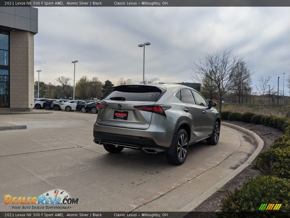 2021 Lexus NX 300 F Sport AWD Atomic Silver / Black Photo #2