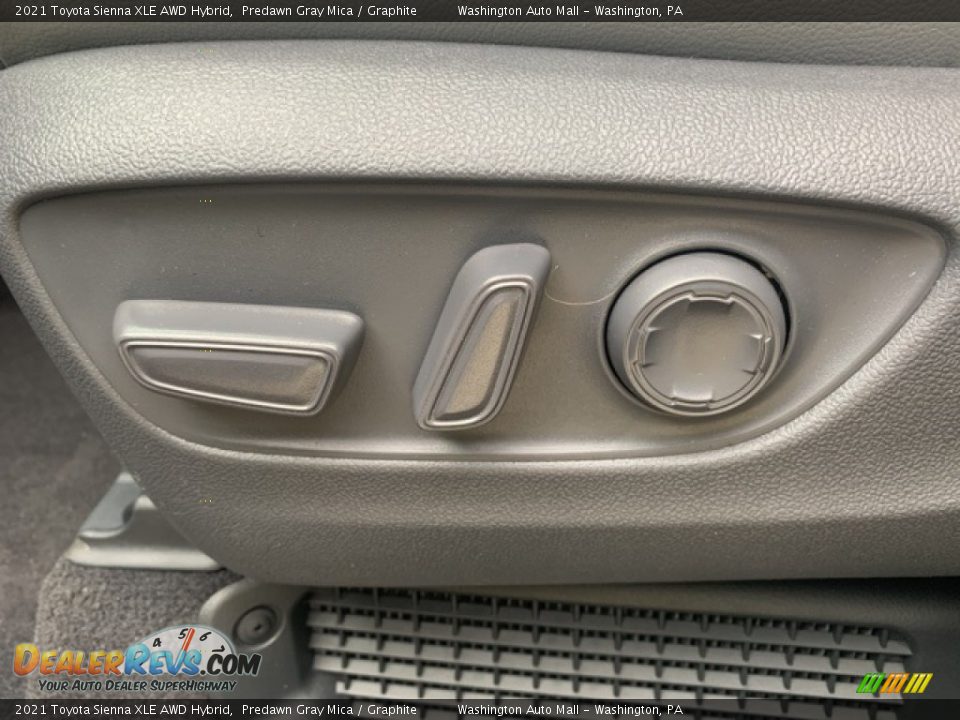 2021 Toyota Sienna XLE AWD Hybrid Predawn Gray Mica / Graphite Photo #22