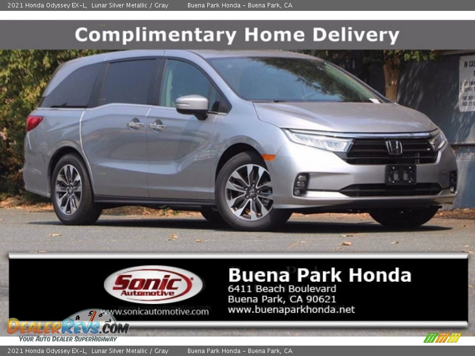 2021 Honda Odyssey EX-L Lunar Silver Metallic / Gray Photo #1