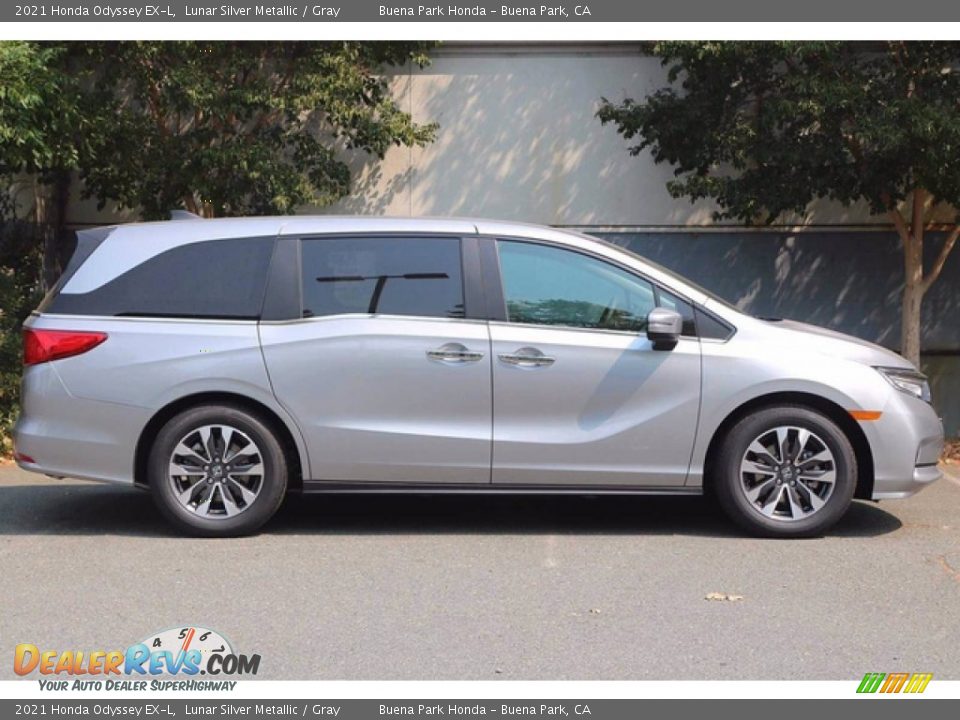 2021 Honda Odyssey EX-L Lunar Silver Metallic / Gray Photo #5