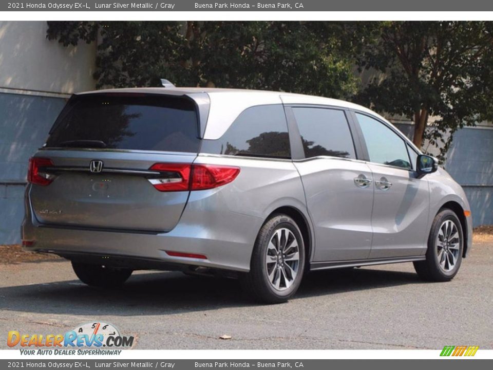 2021 Honda Odyssey EX-L Lunar Silver Metallic / Gray Photo #6