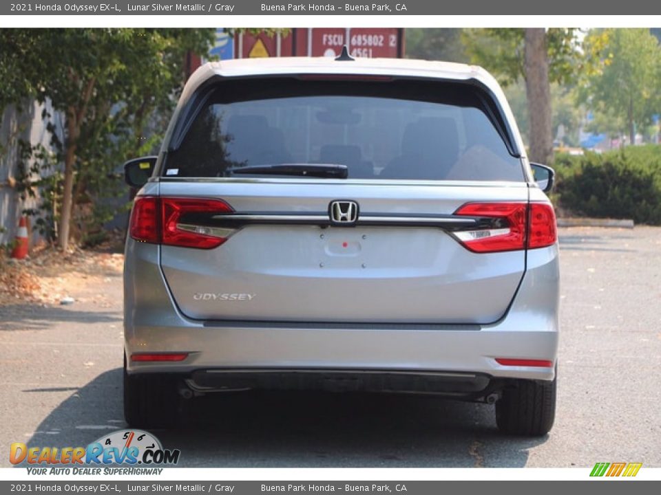 2021 Honda Odyssey EX-L Lunar Silver Metallic / Gray Photo #7