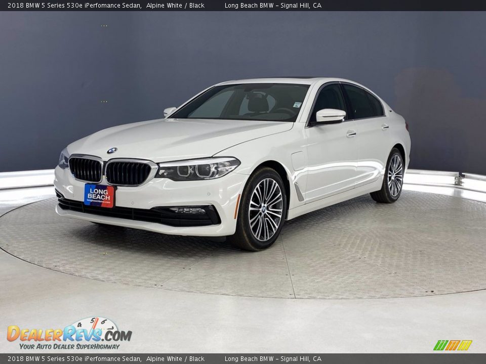 2018 BMW 5 Series 530e iPerfomance Sedan Alpine White / Black Photo #3