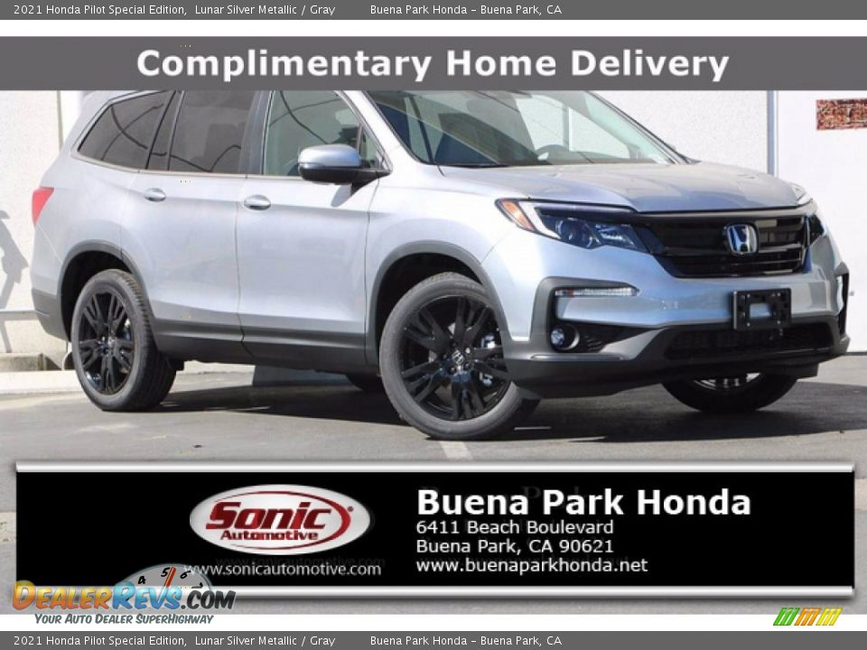 2021 Honda Pilot Special Edition Lunar Silver Metallic / Gray Photo #1