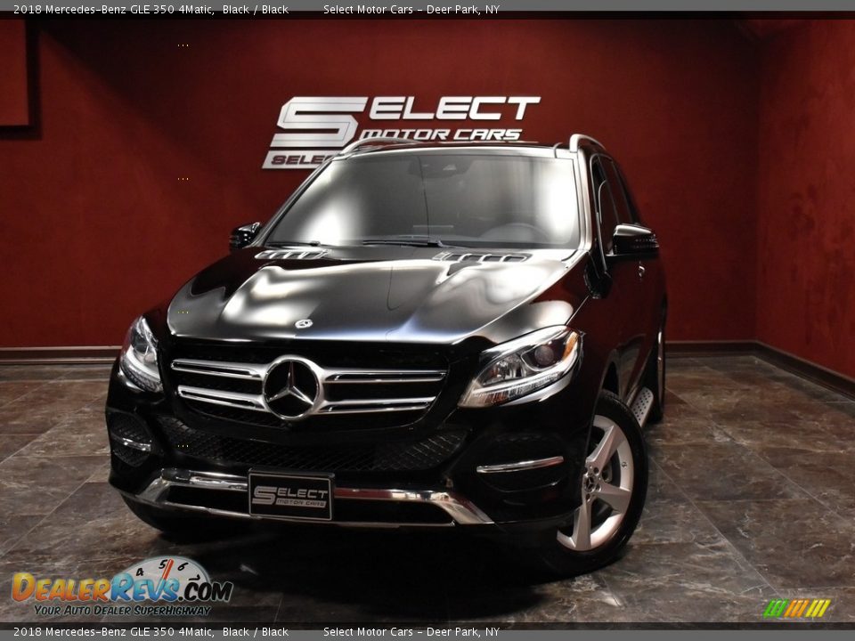 2018 Mercedes-Benz GLE 350 4Matic Black / Black Photo #1