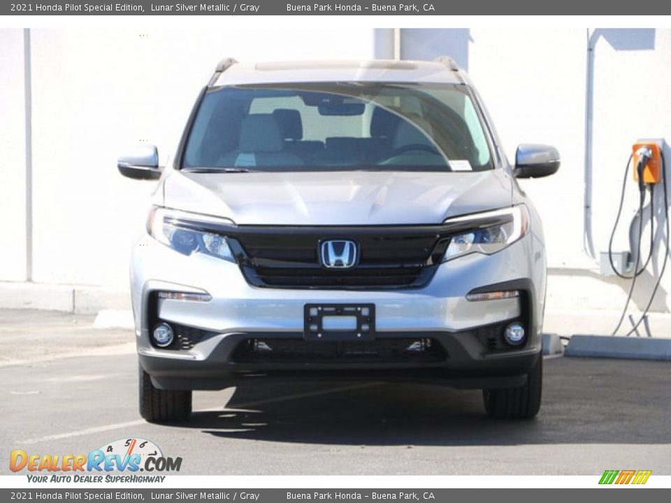 2021 Honda Pilot Special Edition Lunar Silver Metallic / Gray Photo #3