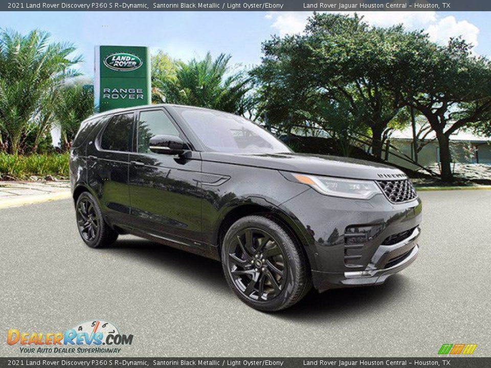 2021 Land Rover Discovery P360 S R-Dynamic Santorini Black Metallic / Light Oyster/Ebony Photo #12