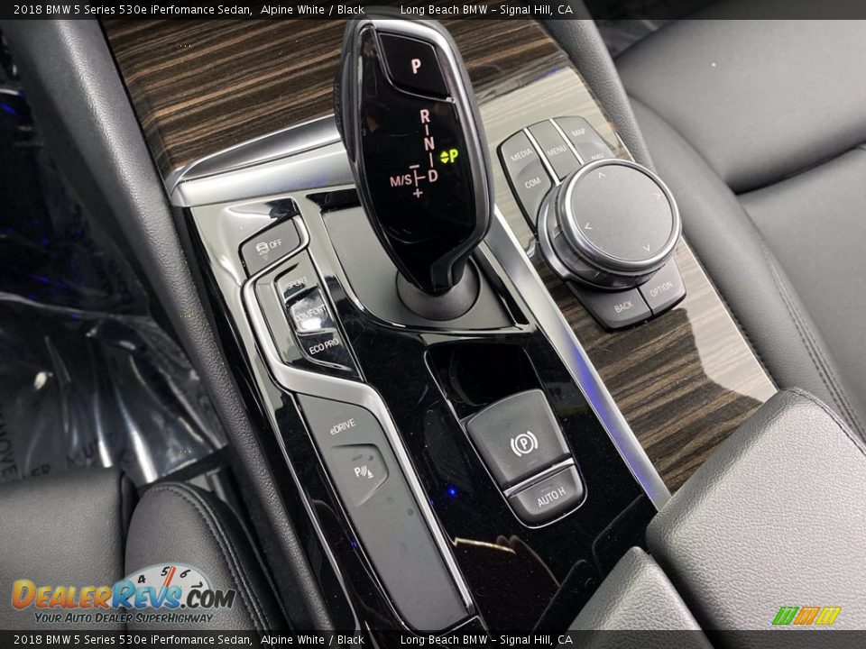 2018 BMW 5 Series 530e iPerfomance Sedan Alpine White / Black Photo #27