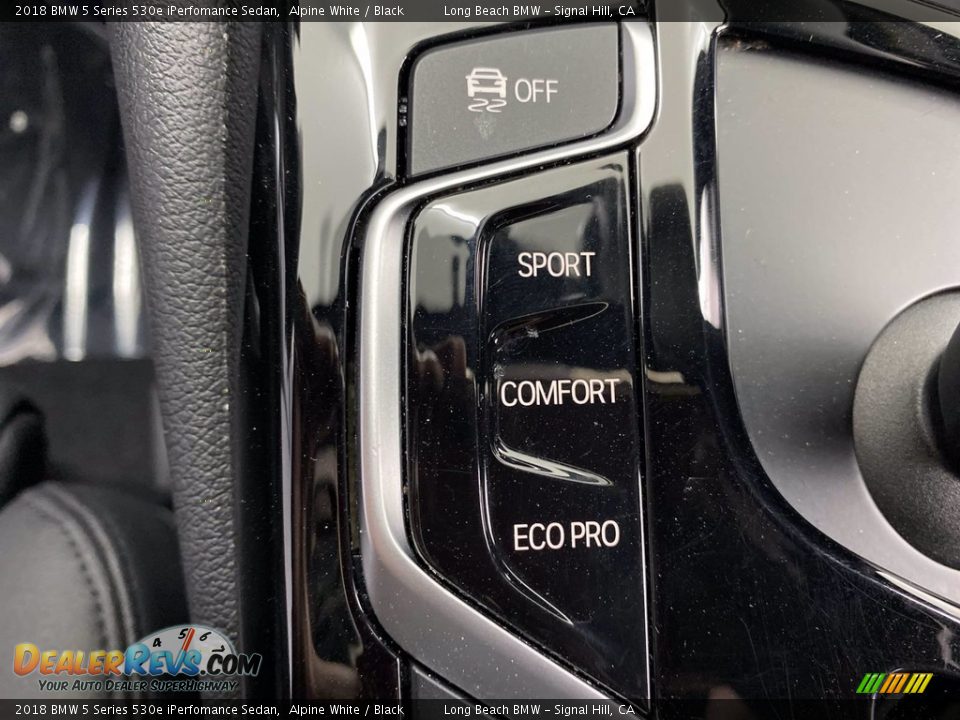 2018 BMW 5 Series 530e iPerfomance Sedan Alpine White / Black Photo #28