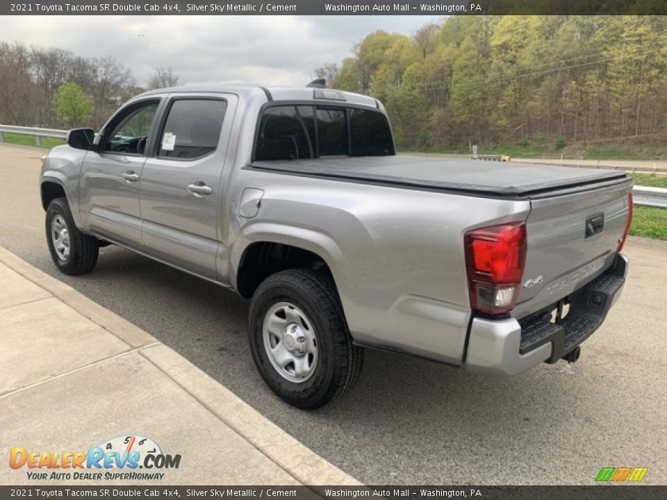 2021 Toyota Tacoma SR Double Cab 4x4 Silver Sky Metallic / Cement Photo #2