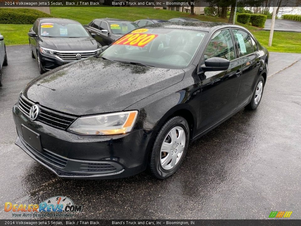 2014 Volkswagen Jetta S Sedan Black / Titan Black Photo #2