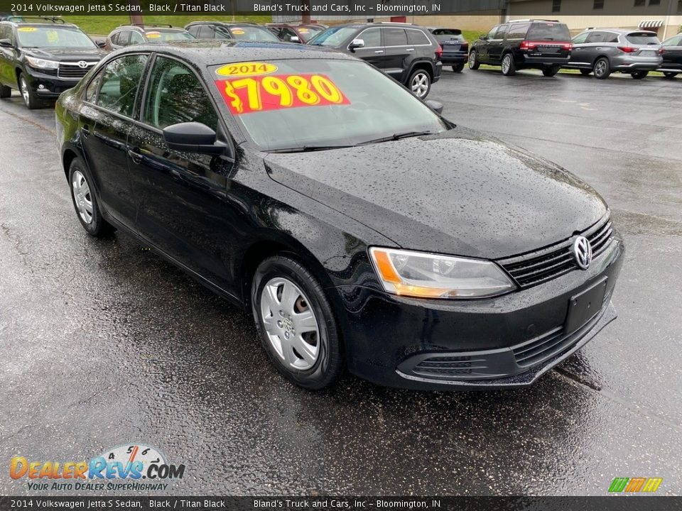 2014 Volkswagen Jetta S Sedan Black / Titan Black Photo #4