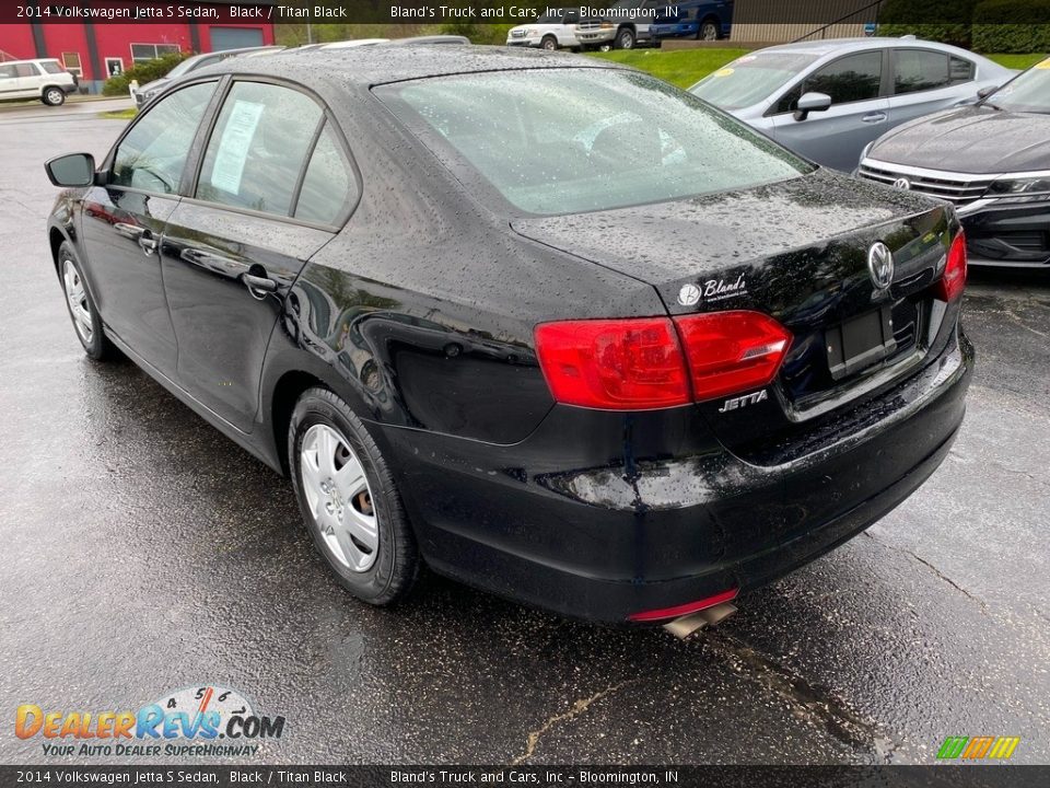 2014 Volkswagen Jetta S Sedan Black / Titan Black Photo #8