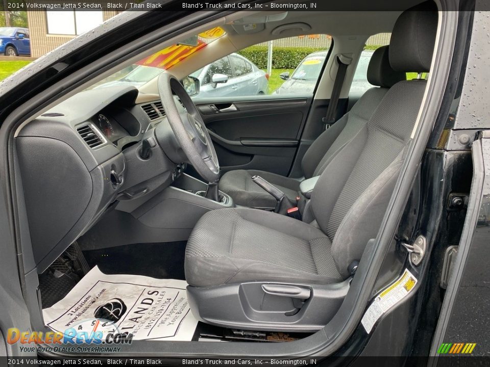 2014 Volkswagen Jetta S Sedan Black / Titan Black Photo #13