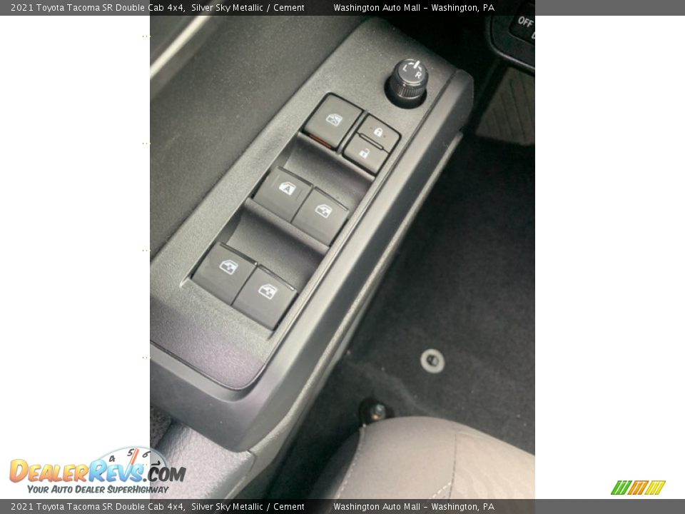 2021 Toyota Tacoma SR Double Cab 4x4 Silver Sky Metallic / Cement Photo #18