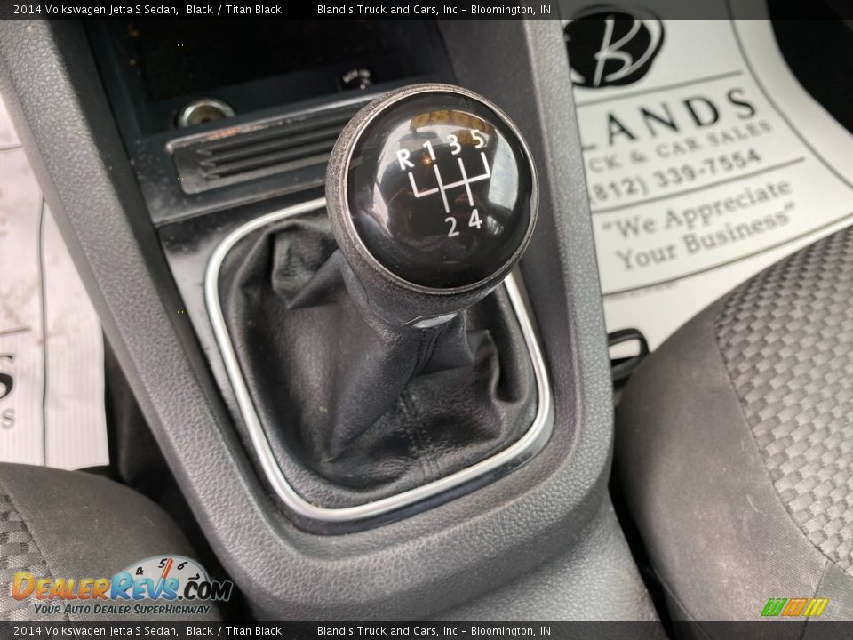 2014 Volkswagen Jetta S Sedan Black / Titan Black Photo #22