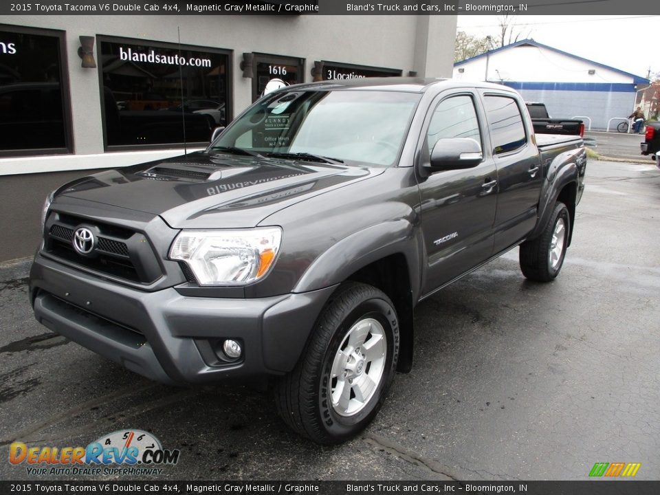 2015 Toyota Tacoma V6 Double Cab 4x4 Magnetic Gray Metallic / Graphite Photo #2