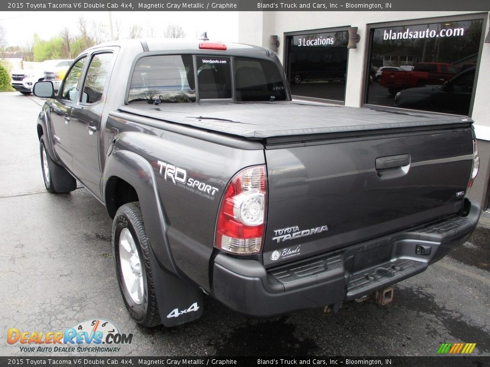 2015 Toyota Tacoma V6 Double Cab 4x4 Magnetic Gray Metallic / Graphite Photo #3