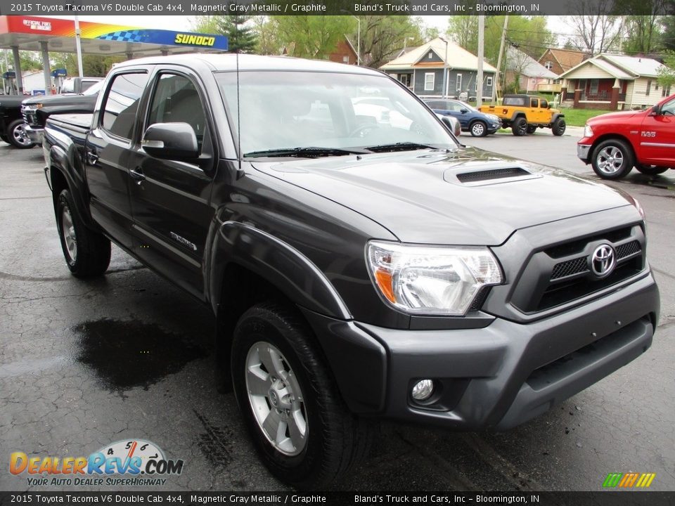 2015 Toyota Tacoma V6 Double Cab 4x4 Magnetic Gray Metallic / Graphite Photo #5