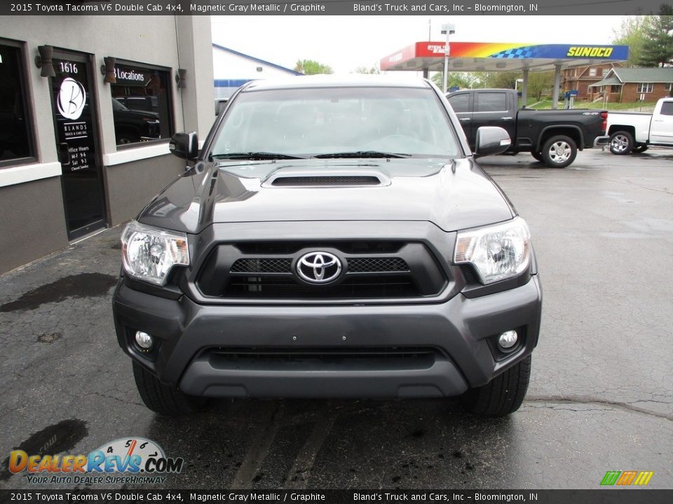 2015 Toyota Tacoma V6 Double Cab 4x4 Magnetic Gray Metallic / Graphite Photo #23