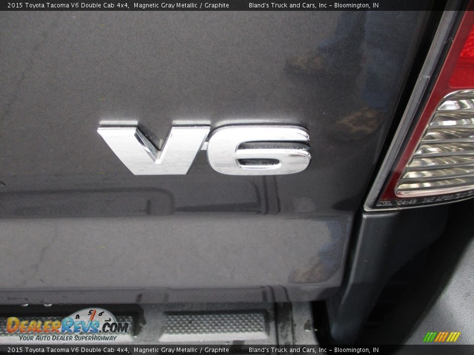 2015 Toyota Tacoma V6 Double Cab 4x4 Magnetic Gray Metallic / Graphite Photo #25