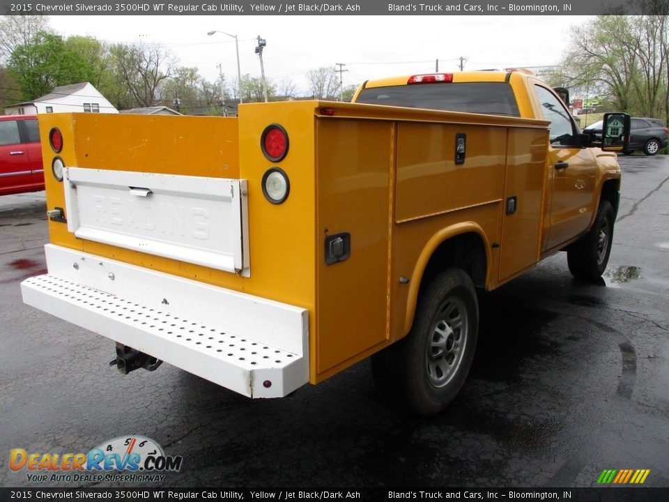 2015 Chevrolet Silverado 3500HD WT Regular Cab Utility Yellow / Jet Black/Dark Ash Photo #4