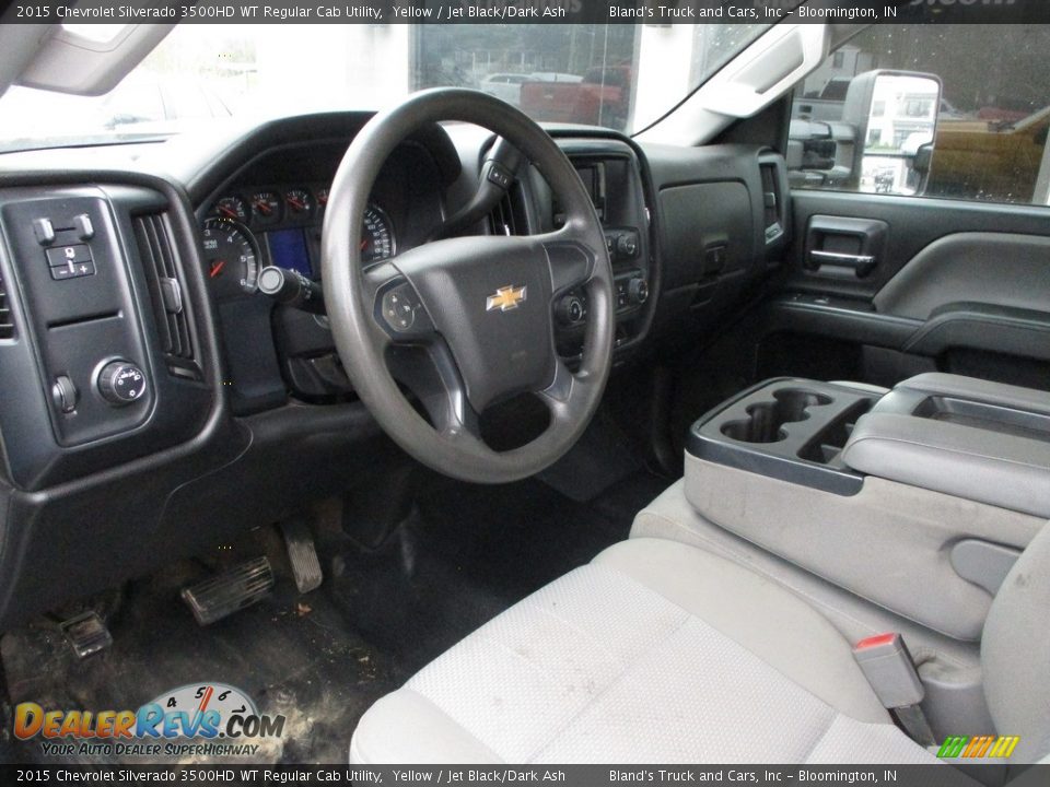 2015 Chevrolet Silverado 3500HD WT Regular Cab Utility Yellow / Jet Black/Dark Ash Photo #6