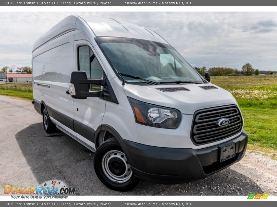 Front 3/4 View of 2016 Ford Transit 350 Van XL HR Long Photo #1