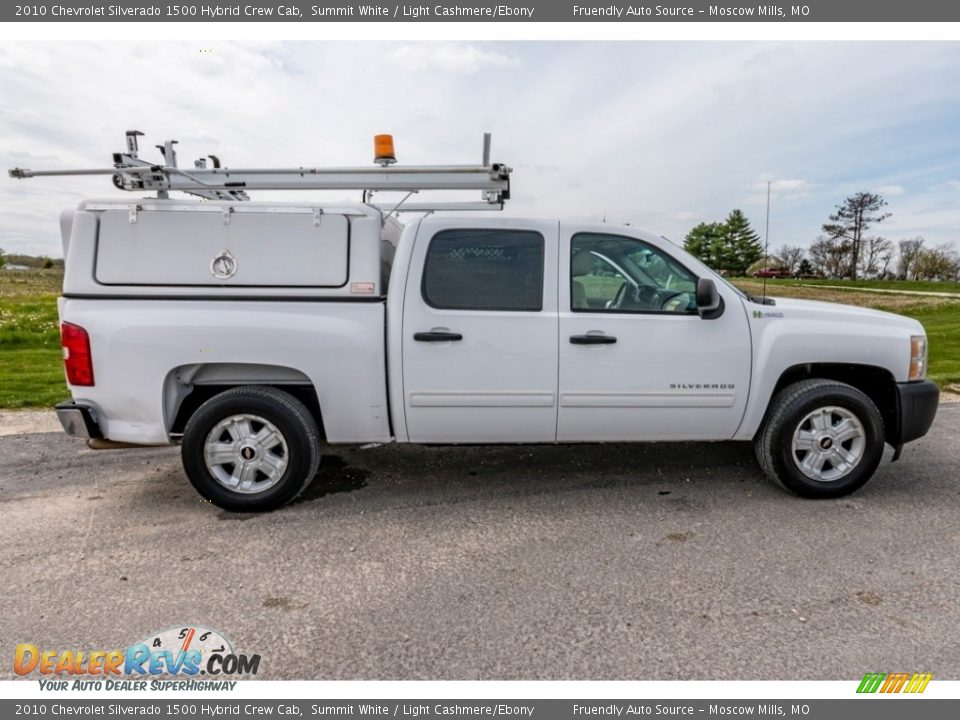 Summit White 2010 Chevrolet Silverado 1500 Hybrid Crew Cab Photo #3