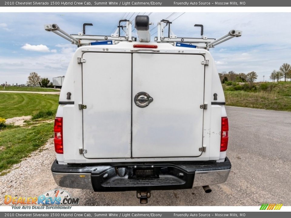 2010 Chevrolet Silverado 1500 Hybrid Crew Cab Summit White / Light Cashmere/Ebony Photo #5