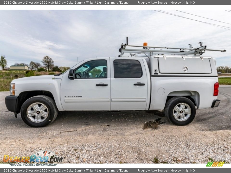 Summit White 2010 Chevrolet Silverado 1500 Hybrid Crew Cab Photo #7