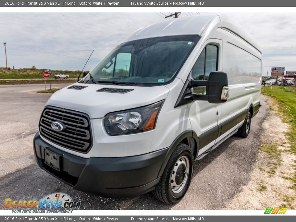 2016 Ford Transit 350 Van XL HR Long Oxford White / Pewter Photo #8