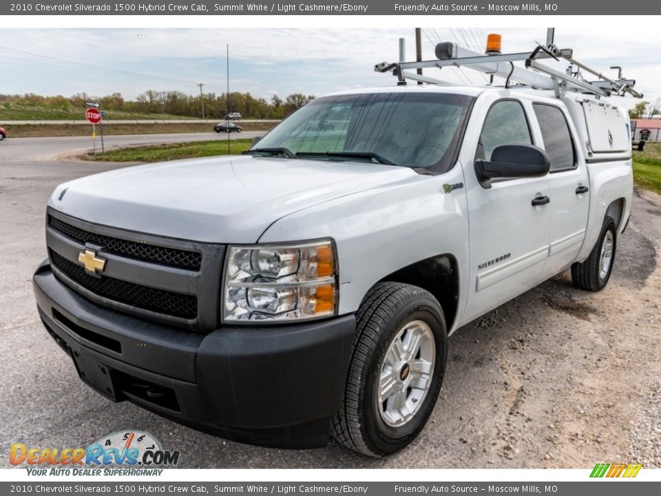 Summit White 2010 Chevrolet Silverado 1500 Hybrid Crew Cab Photo #8