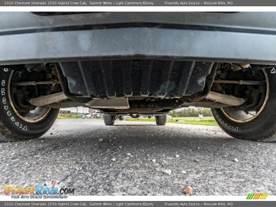 Undercarriage of 2010 Chevrolet Silverado 1500 Hybrid Crew Cab Photo #10