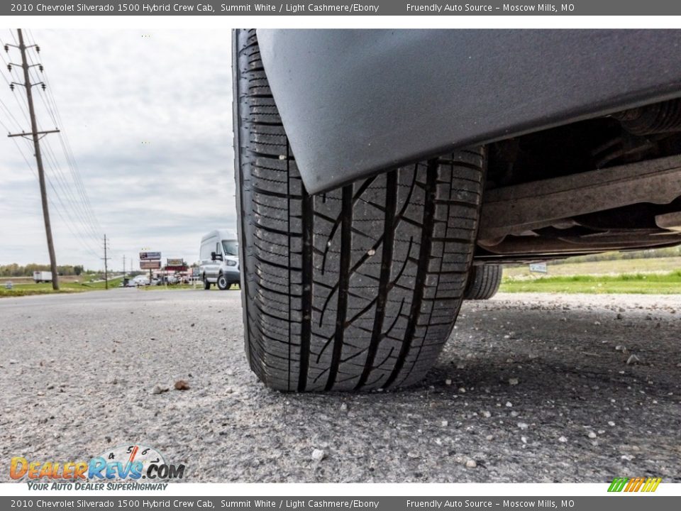 2010 Chevrolet Silverado 1500 Hybrid Crew Cab Summit White / Light Cashmere/Ebony Photo #11