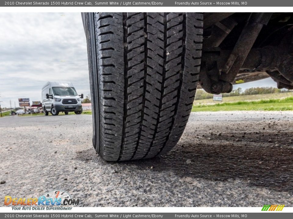 2010 Chevrolet Silverado 1500 Hybrid Crew Cab Summit White / Light Cashmere/Ebony Photo #12