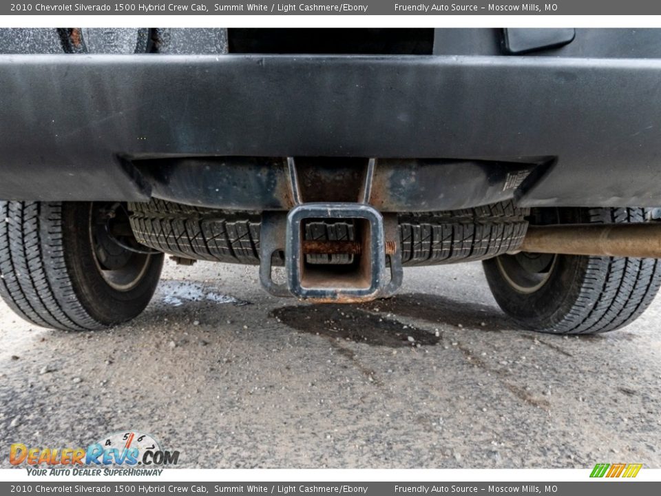 2010 Chevrolet Silverado 1500 Hybrid Crew Cab Summit White / Light Cashmere/Ebony Photo #14