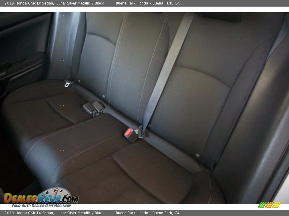 2019 Honda Civic LX Sedan Lunar Silver Metallic / Black Photo #19