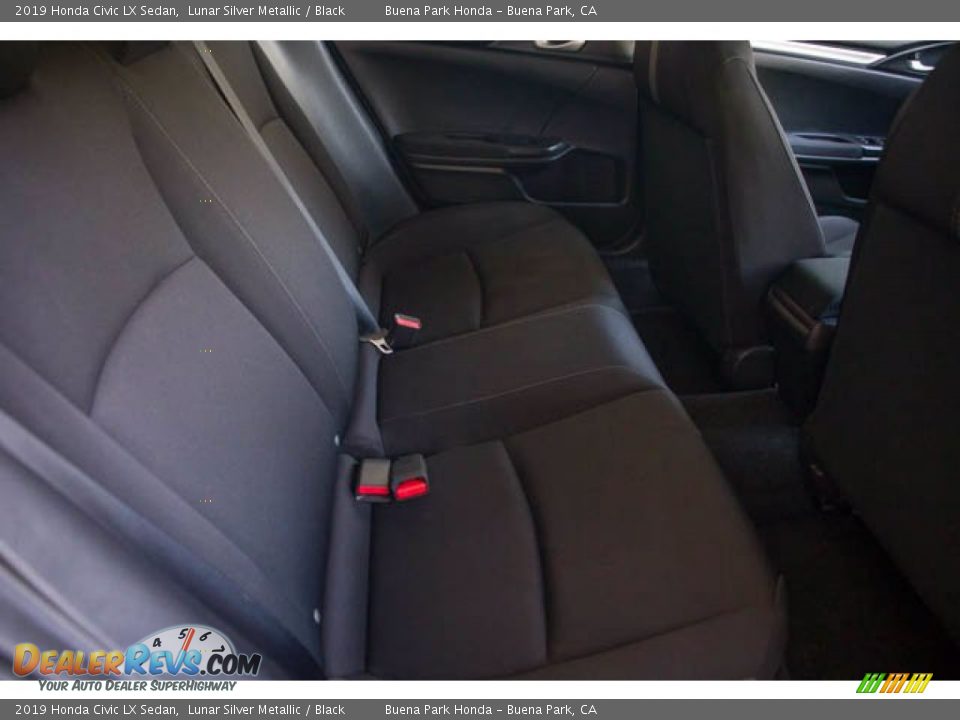 2019 Honda Civic LX Sedan Lunar Silver Metallic / Black Photo #21