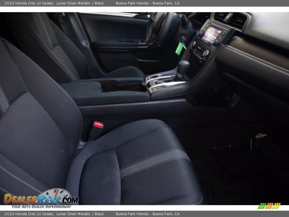 2019 Honda Civic LX Sedan Lunar Silver Metallic / Black Photo #23