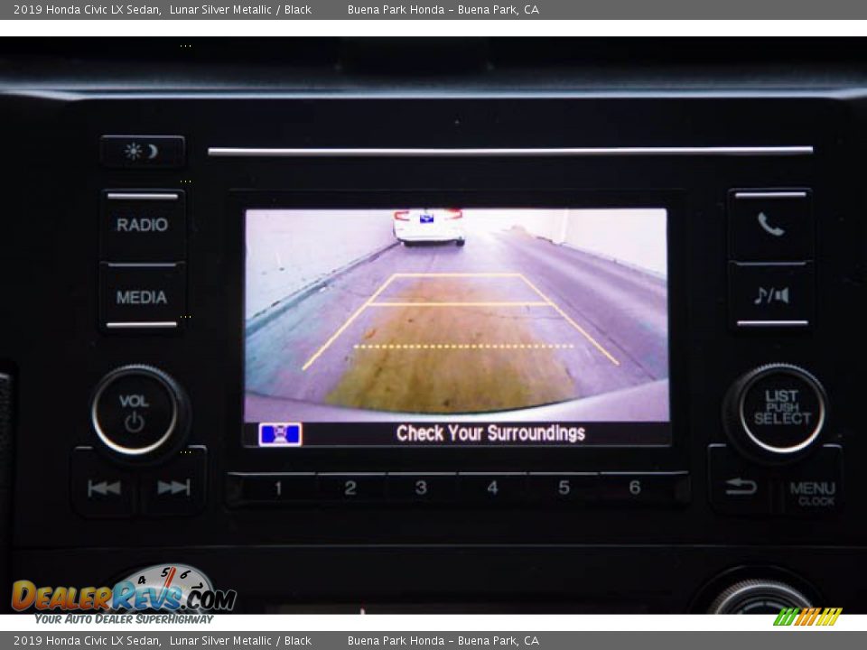 2019 Honda Civic LX Sedan Lunar Silver Metallic / Black Photo #26