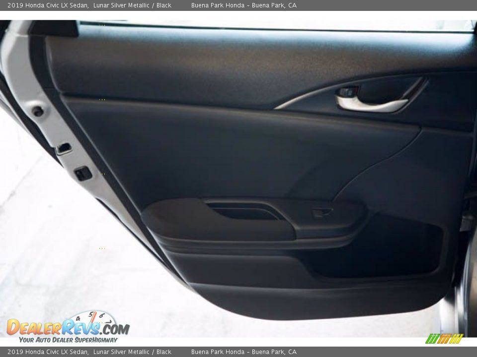 2019 Honda Civic LX Sedan Lunar Silver Metallic / Black Photo #30