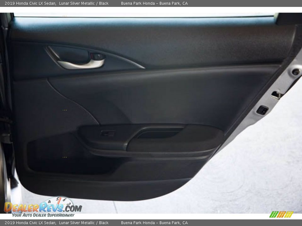2019 Honda Civic LX Sedan Lunar Silver Metallic / Black Photo #31