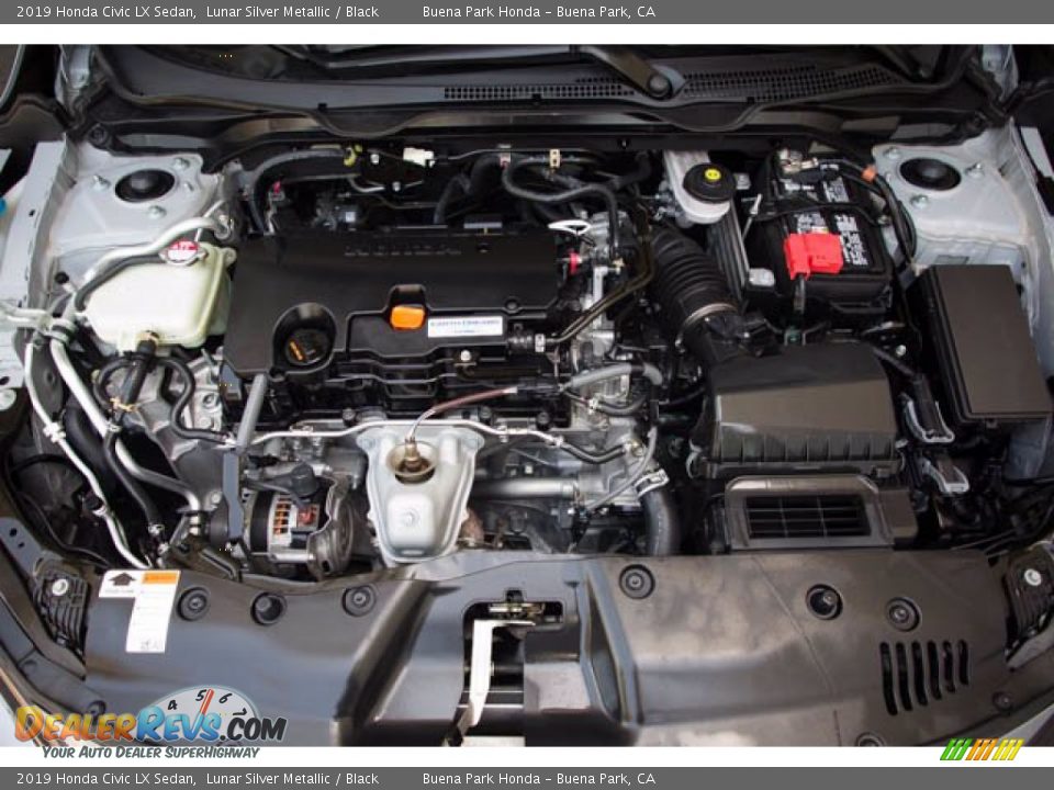 2019 Honda Civic LX Sedan Lunar Silver Metallic / Black Photo #33