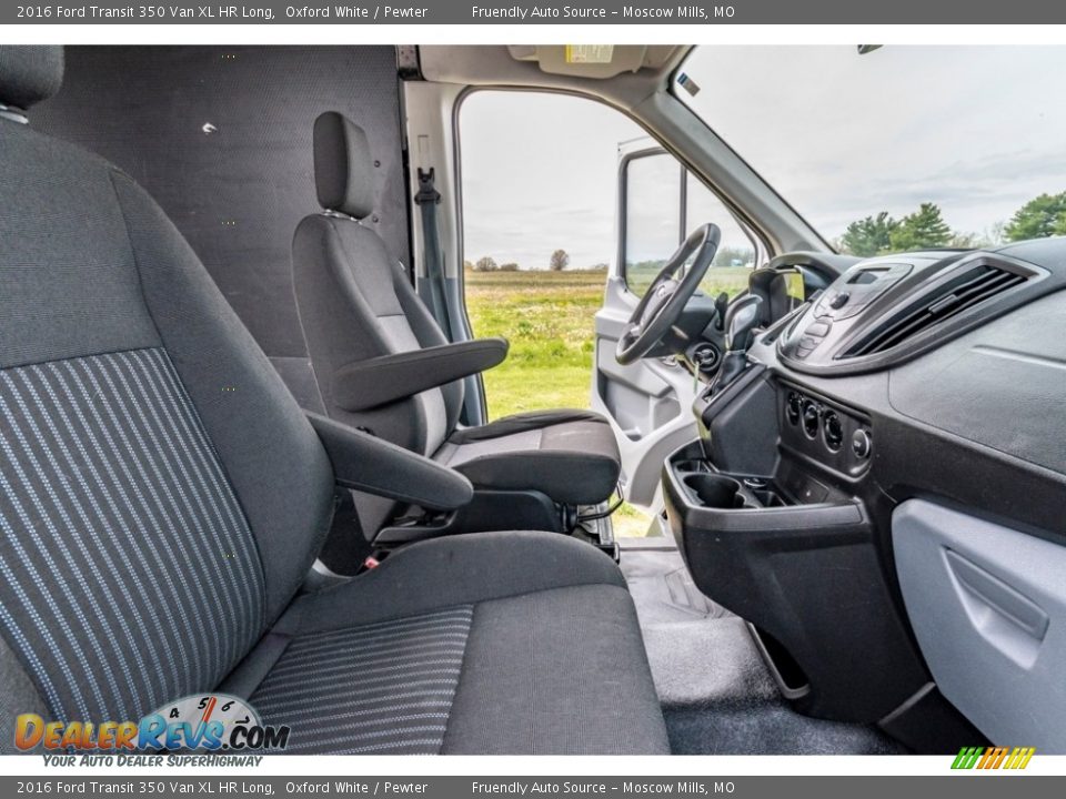 Front Seat of 2016 Ford Transit 350 Van XL HR Long Photo #27