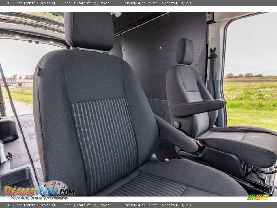 Front Seat of 2016 Ford Transit 350 Van XL HR Long Photo #28